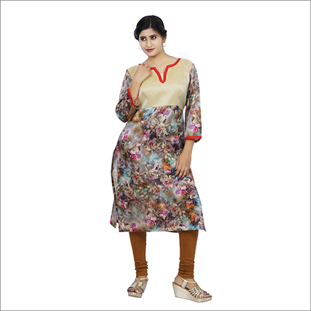 Ladies Designer Kurtis Decoration Material: Cloths