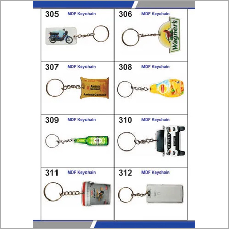 MDF keychains