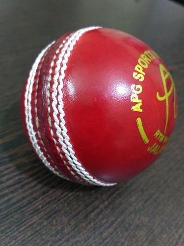 APG KULDIP DIAMOND - 4 Pcs A Grade Moulded Quilt Cricket Ball | Imported Wool, Allum Tanned Leather, Unisex, Easy Usable, Accurate Weight 156-163 gms