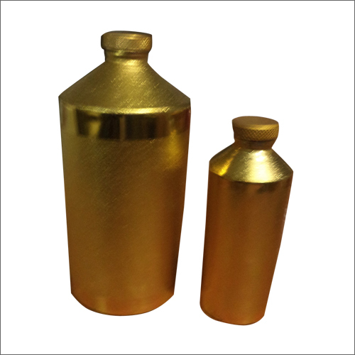 50-Tola, 10 Tola Aluminium Gold Perfume Bottle