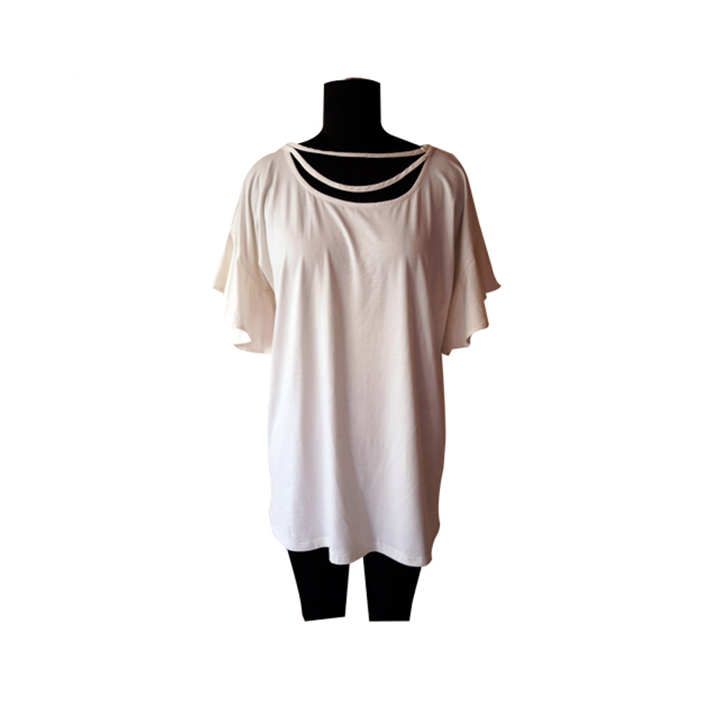 Ladies Cotton White Top