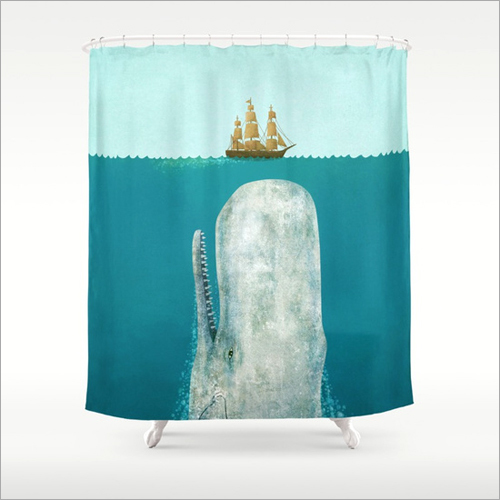 Whale Shower Curtain