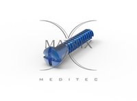 Blue Mini Bone Screws