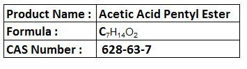 Acetic Acid Pentyl Ester