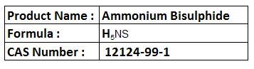 Ammonium Bisulphide