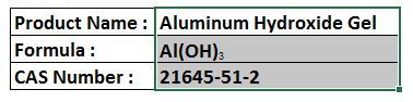 Aluminum Hydroxide Gel