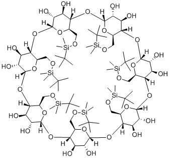 Heptakis-6-(dimethyl-tert-butylsilyl)-beta-cyclodextrin