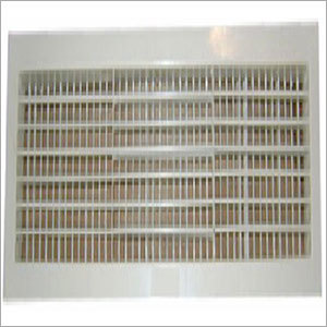 Double Louver Aluminum Section Grill