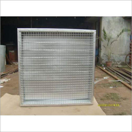 Fixed Louvers - Aluminum Alloy, 4 Inches Frame Depth, 1 Inch Blade Spacing, 45 Degree Blade Angle | High Volume Air Ventilation, Durable & Weather Resistant