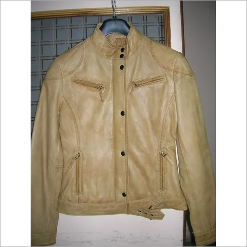 Ladies Leather Jacket - Pure Leather, Full Sleeve, Any Size | Trendy Patterns, Flawless Workmanship, Perfect for Casual Wear