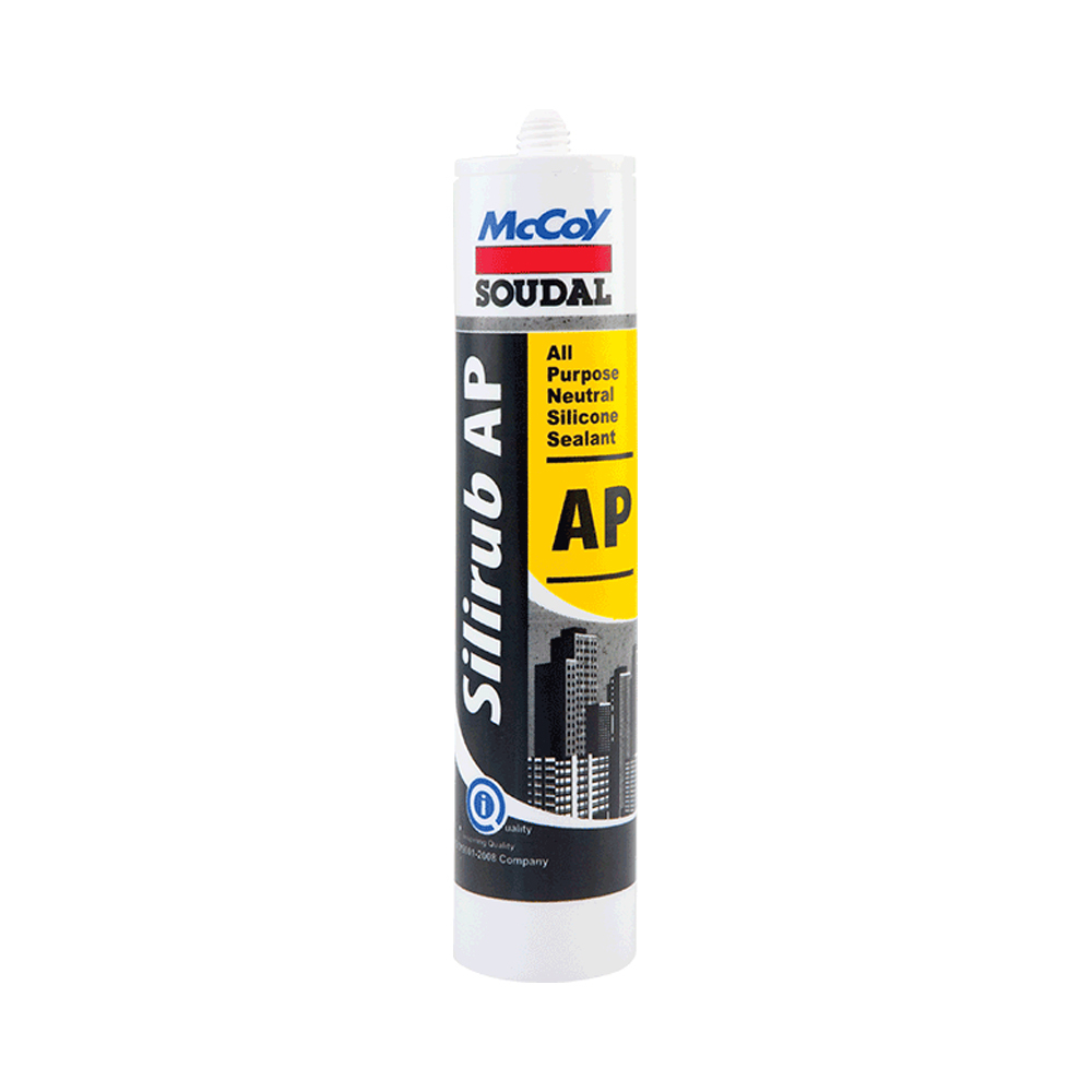 280 Ml MCCOY- Adhesives Silirub AP White