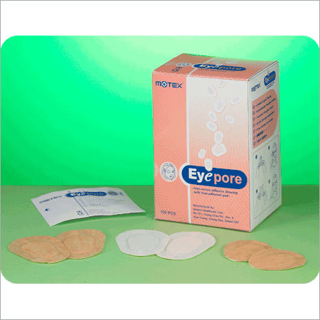 Eyepore - Non-Woven Fabric, 5x6.5 cm & 5.8x8.3 cm Sizes, White & Flesh Colors | Hypoallergenic, Individually Wrapped, Gamma Sterilized, Breathable Eye Patch