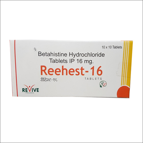 Betahistine Hydrochloride Tablets IP 16 Mg