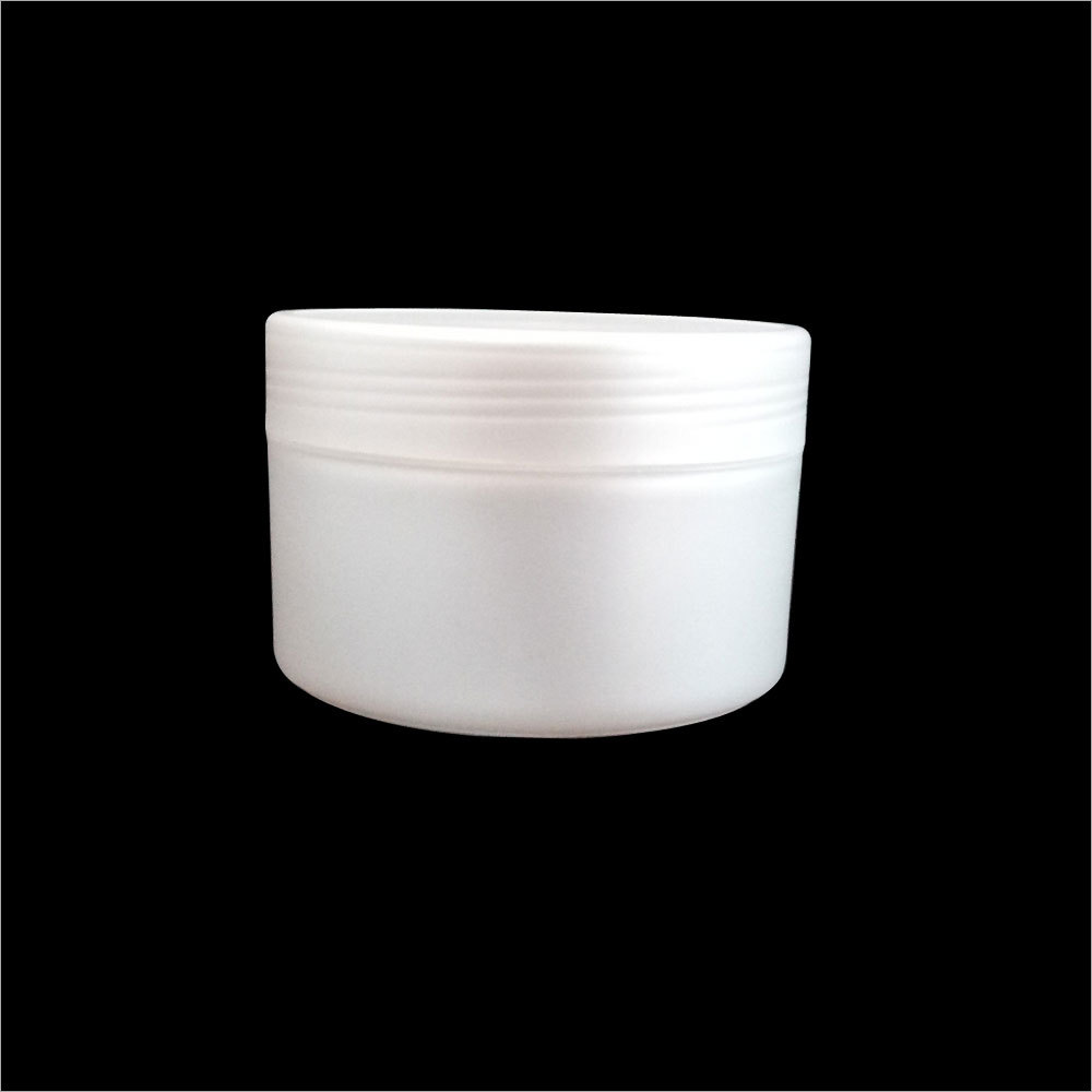 Plastic Pearl White Jar