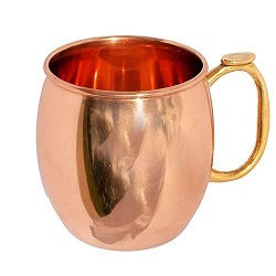 The Benson Moscow Mule Solid Copper Mug