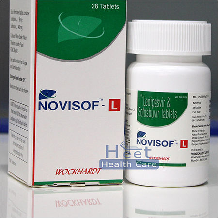 Tablets Novisof L Ledipasvir 90Mg Sofosbuvir 400Mg