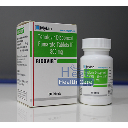 Ricovir Tenofovir Disoproxil Fumarate Ip 300Mg Generic Drugs