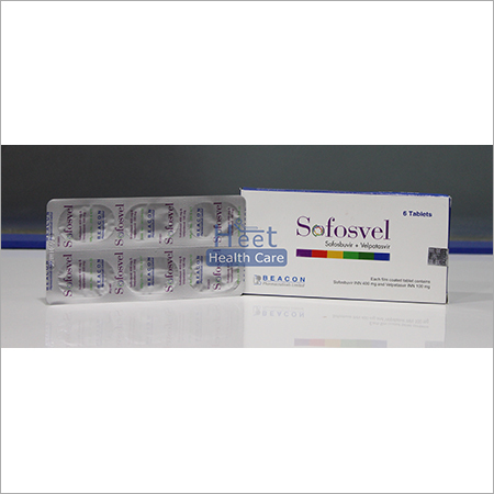 सोफोसबुविर 400mg + वेलपटासवीर 100 मिलीग्राम टैबलेट