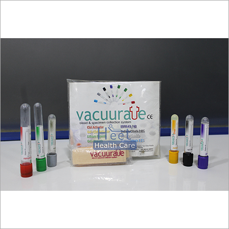 Vacuurate Test Tubes