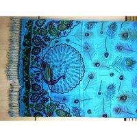 Printed Viscose Shawls - 70x180 Cm , Multi-color Prints Designed For Women, High-quality Customizable Options Available