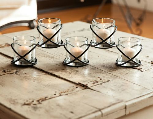 Glass Candle Stand