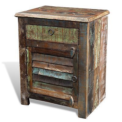 Reclaimed Wood Bedside Home Furniture