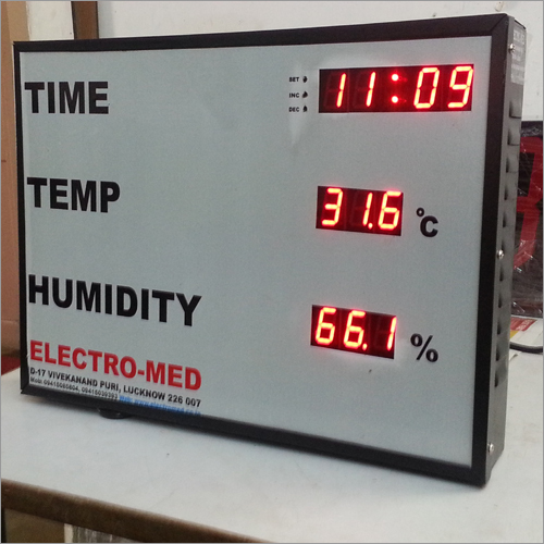Temp Humidity Indicator With Clock Temp Humidity Indicator With Clock