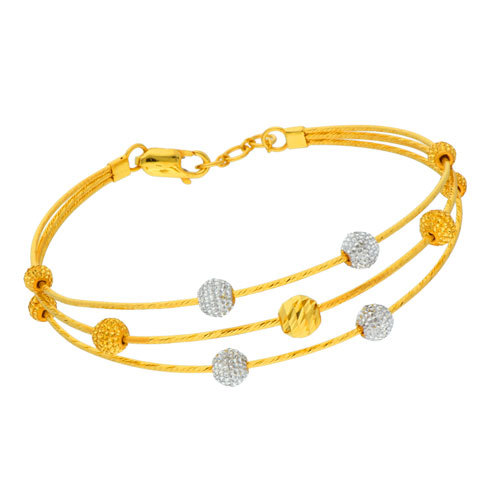 Adira Bracelet - 18k Yellow Gold, 10.855 Grams | Fashionable, Lightweight Design for All Occasions