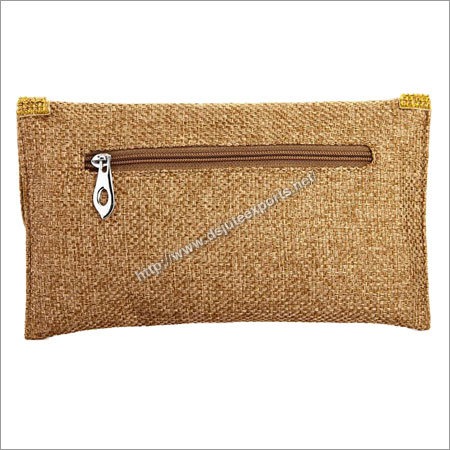 Easy To Use Ladies Jute Clutch Bags