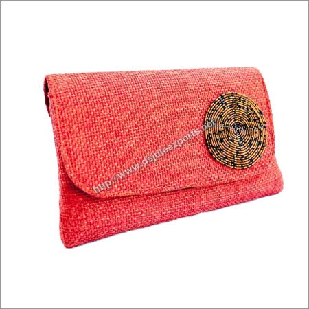 Fancy Jute Clutch Bags