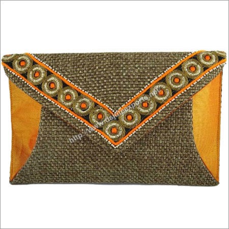 Traditional Jute Clutch Bag