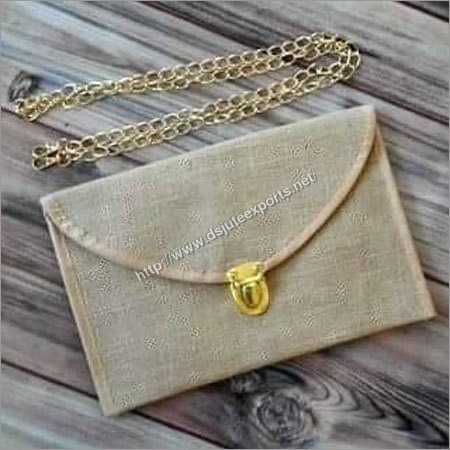 Ladies Stylish Jute Clutch Bag