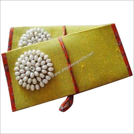 Jute Clutch Bag