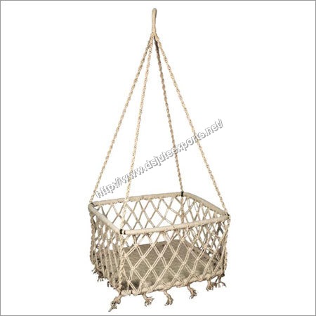 Cream Cotton Baby Swing