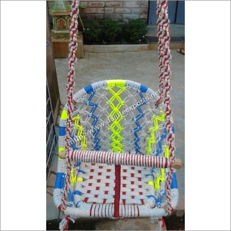 Jute Hanging Cradle Baby Jhula