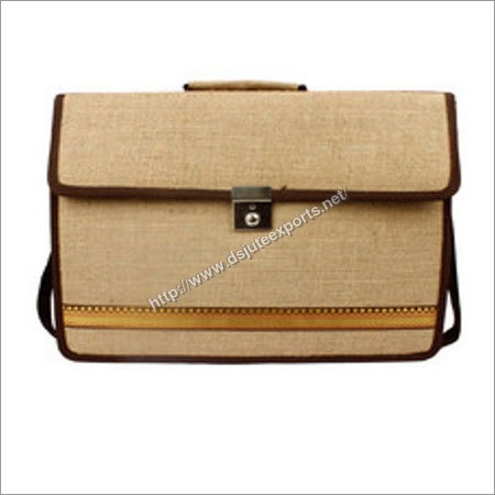 Any Color As Per Client Requirement Jute Conference Laptop Bag