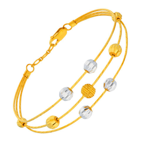 Adira Bracelet - 18K Yellow Gold, 9.832 Grams Lightweight Elegance | Expertly Crafted for All Occasions, Enhances Beauty