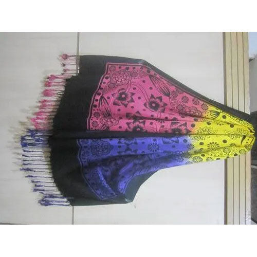 3 Colours Combination Viscose Printed Shawls