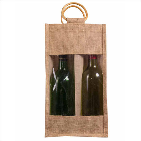 2 Bottle Jute Bag