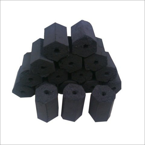 Hexagonal Coconut Shell Charcoal Briquette