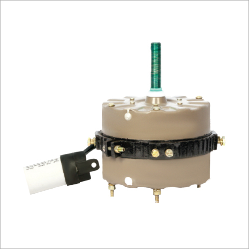 Air Cooler Fan Motor - High Capacity Induction, Metal Material, Energy Efficient Design, Enhanced Speed with Cylindrical Capacitor, Optimal Torque Rotor