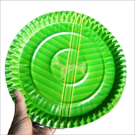 Green Paper Plates