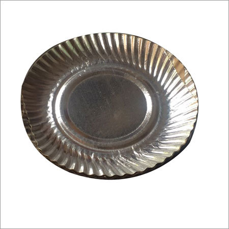 Silver Laminated Paper Plate