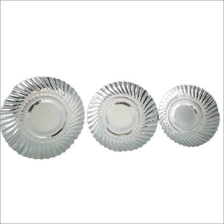 Silver Coated Paper Plates