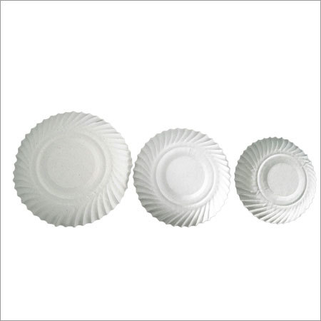 Disposable White Paper Plate
