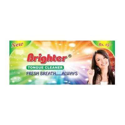 Tongue Cleaner - Oval Head, Comfortable Design, Flexible Use | Soft Bristles for Effective Plaque Removal, Enhances Taste Sensation