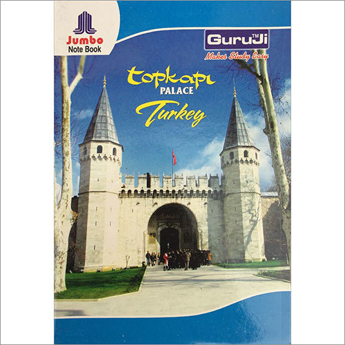 JUMBO NOTEBOOK - Paper, Large Size, Hard Cover Blue | Perfect Binding, Wide Ruled Lines, Durable Cover, High Quality Paper, Convenient Format