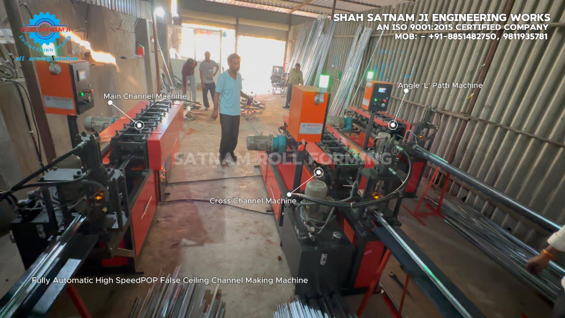 Pop Channel Manufacturing Machine - Automatic Grade: Semi-automatic