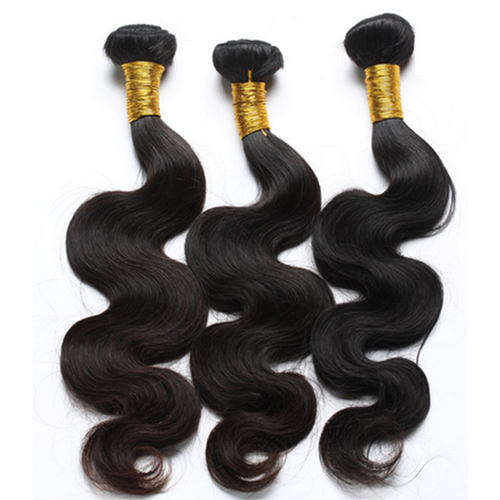 Virgin Snake Wave Human Hair - 762mm Length, Natural Color | Remy & Machine Weft, Brazilian & Indian Styles, 100g Weight