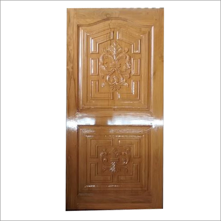 Glossy Polished Teak Carved Door